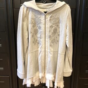 Johnny Was Boho Zipper Hoodie